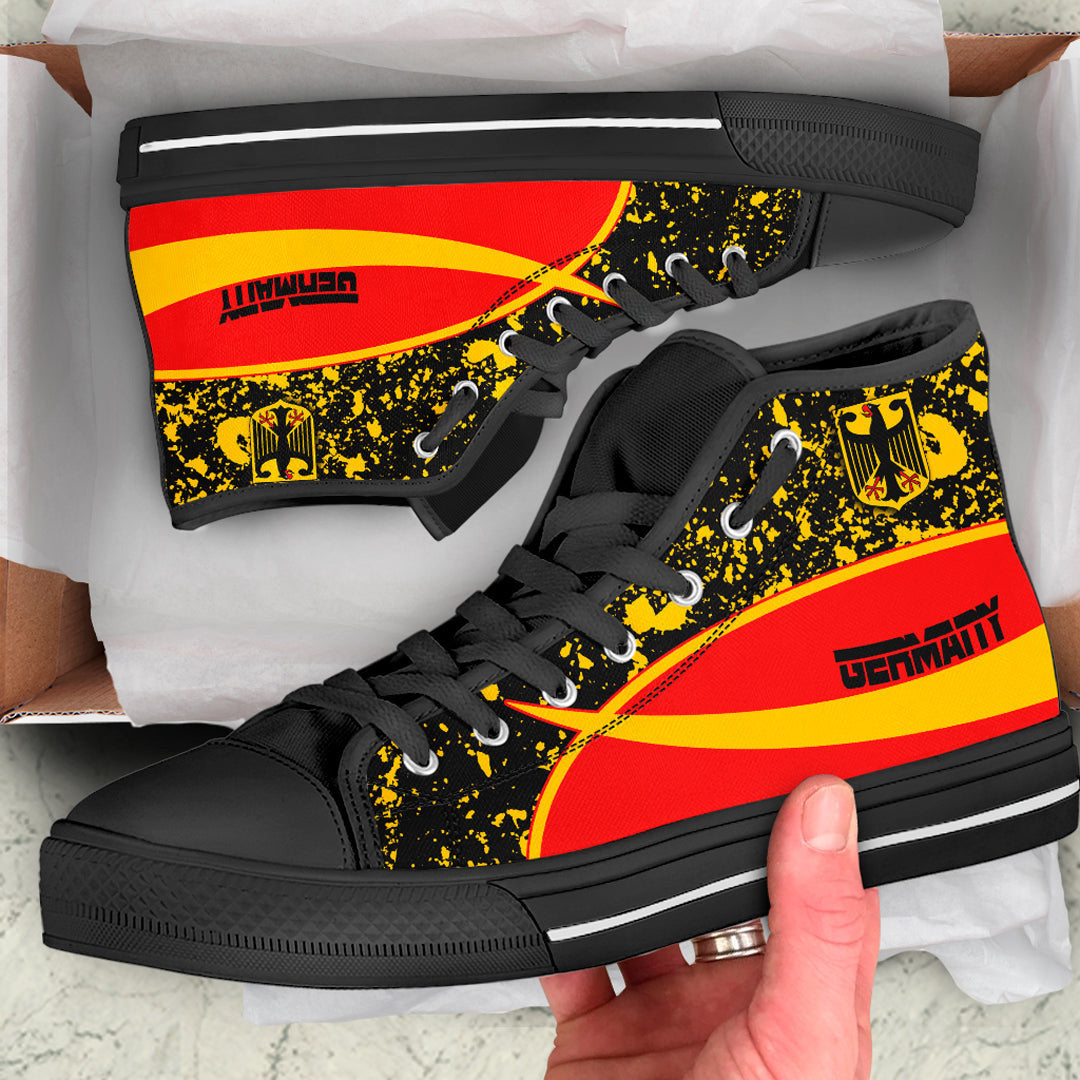 Clothing Germany Special Flag High Top Shoes