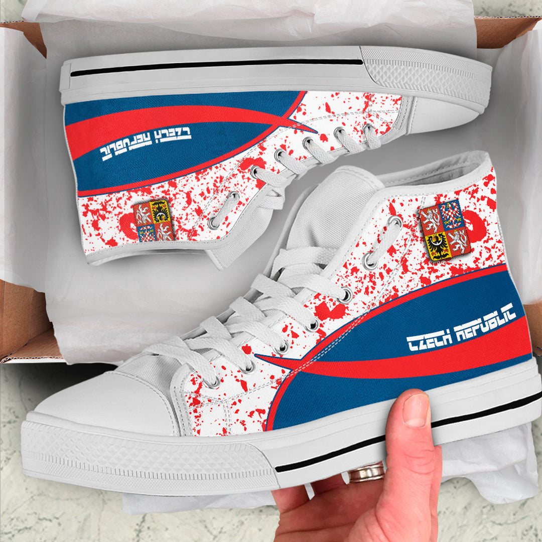 Clothing Czech Republic Special Flag High Top Shoes