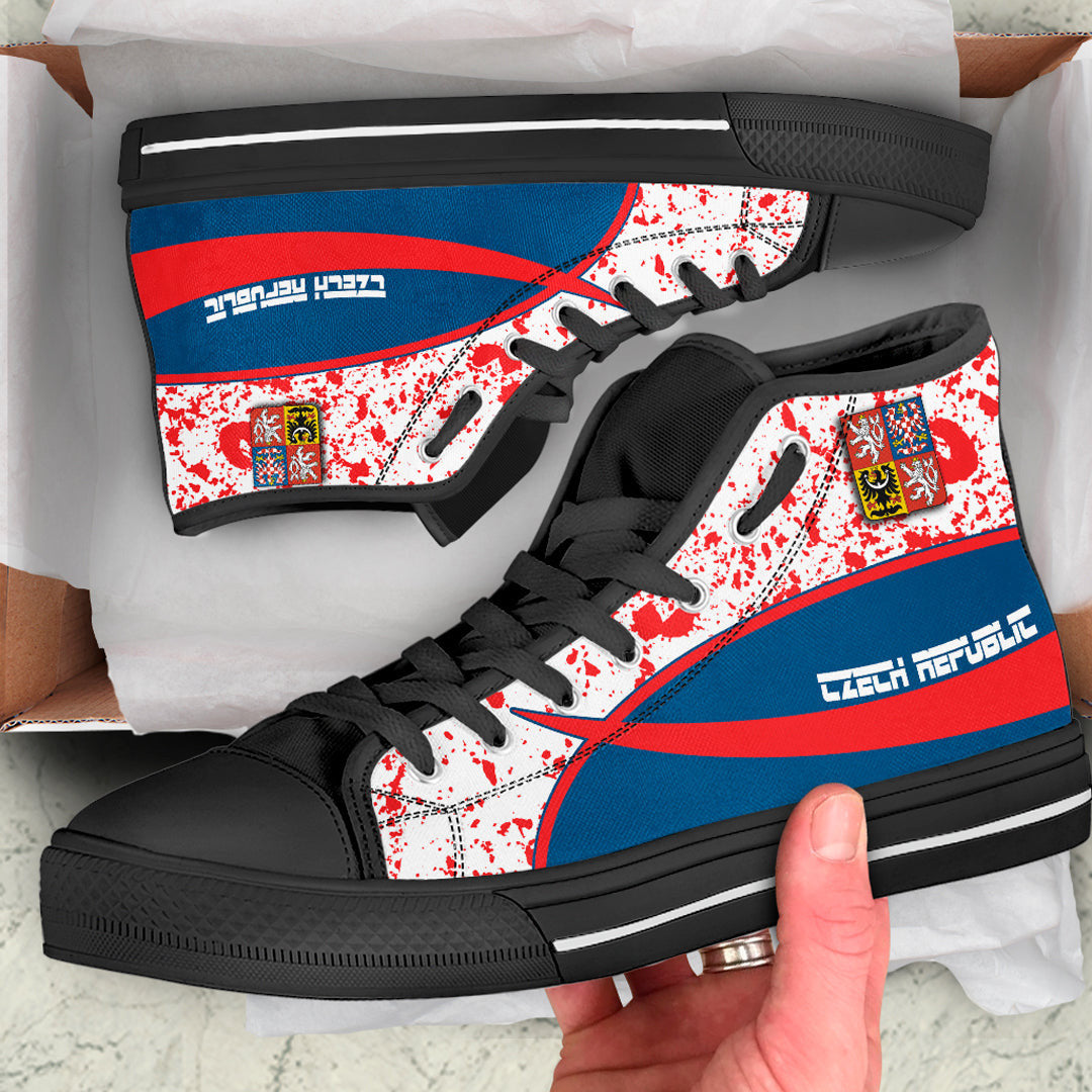Clothing Czech Republic Special Flag High Top Shoes