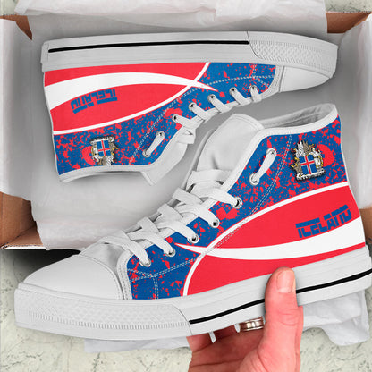 Clothing Iceland Special Flag High Top Shoes