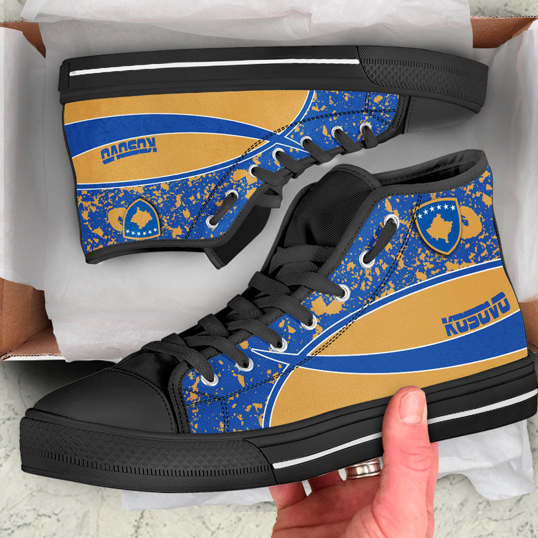 Clothing Kosovo Special Flag High Top Shoes