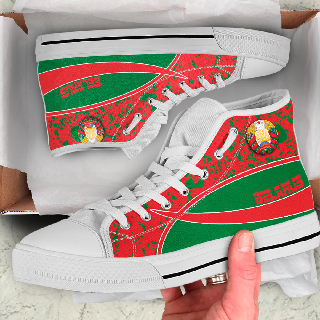 Clothing Belarus Special Flag High Top Shoes