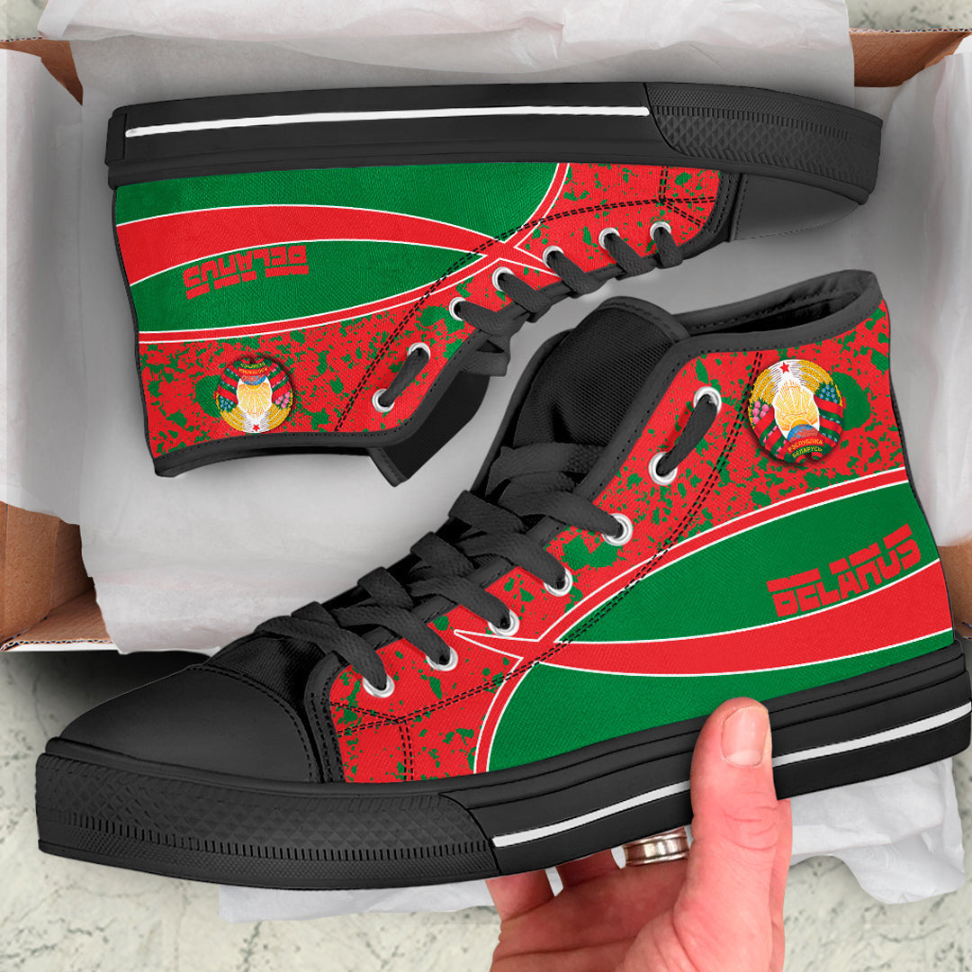 Clothing Belarus Special Flag High Top Shoes