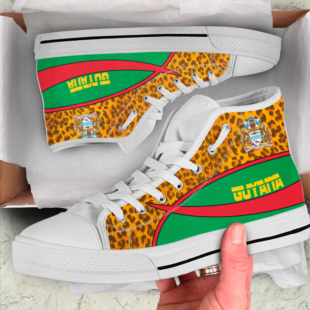 Clothing Guyana Special Flag High Top Shoes