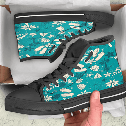 Shoes Summer Beach Pattern Cool And Flip Flop High Top Shoes