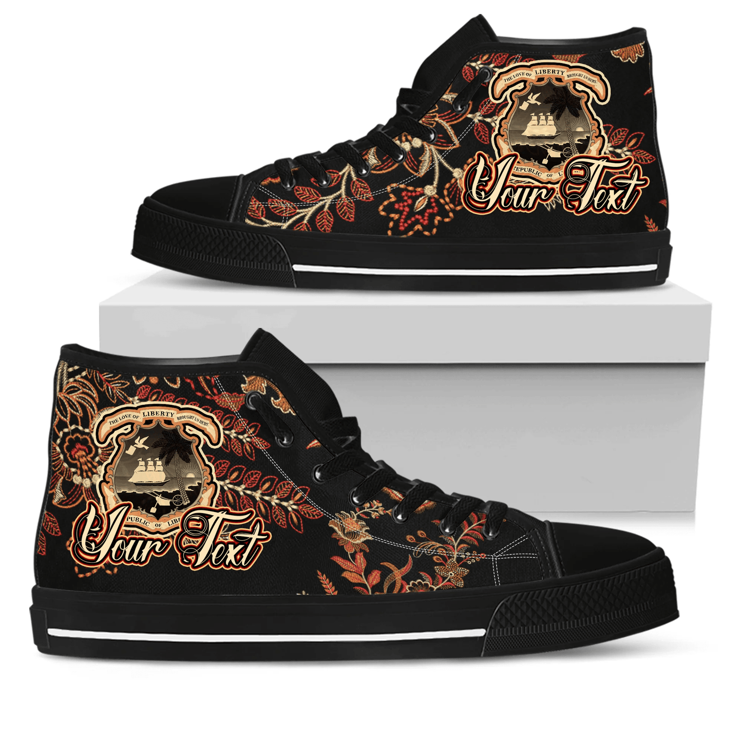 Africa Shoes Liberia High Top Shoes Traditional African Dashiki