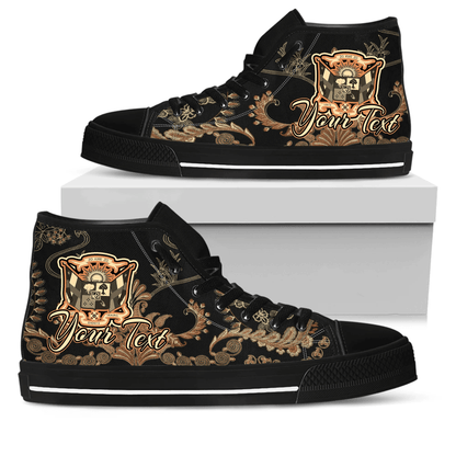 Africa Shoes Central African High Top Shoes Vintage Traditional African Dashiki