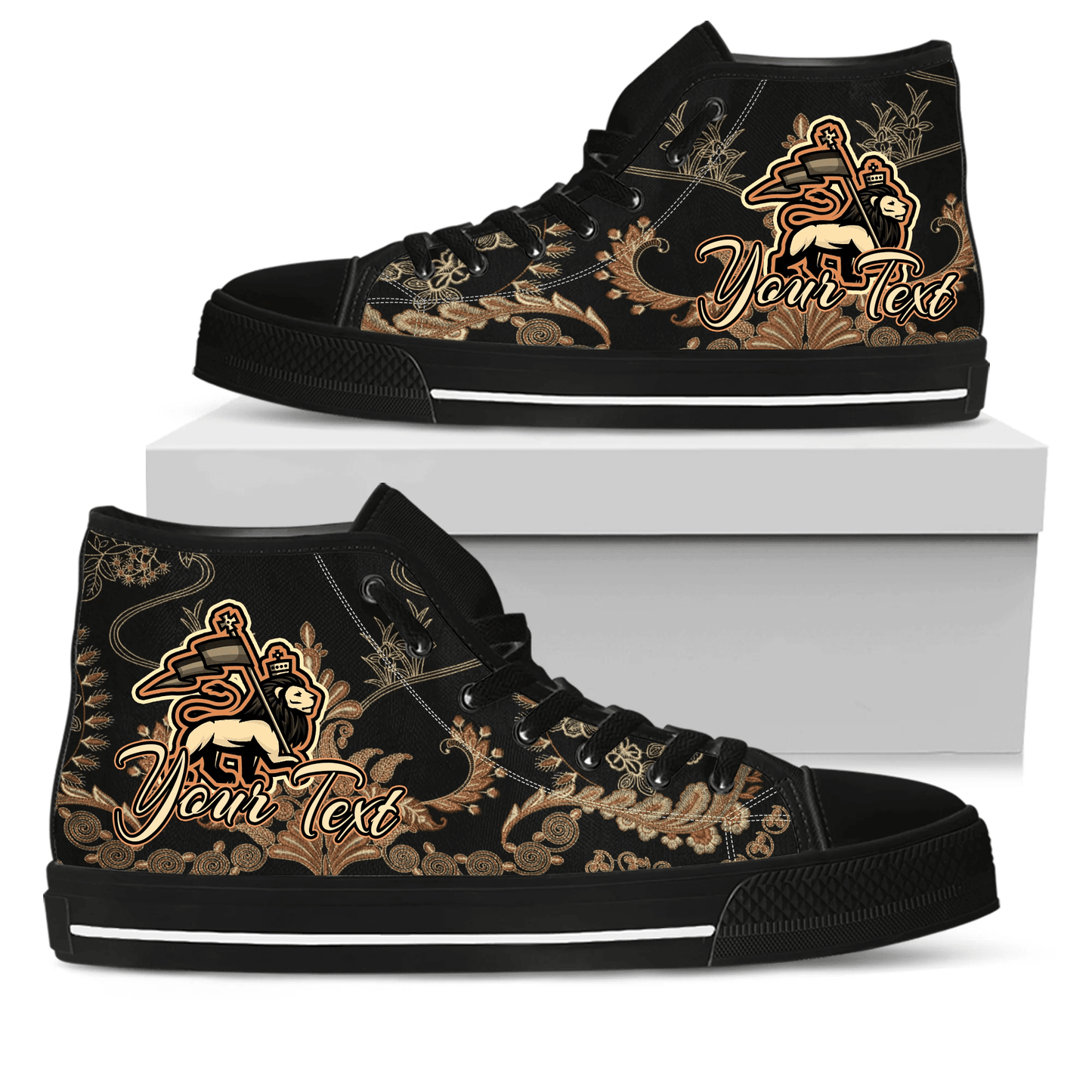 Africa Shoes Ethiopia High Top Shoes Vintage Traditional African Dashiki