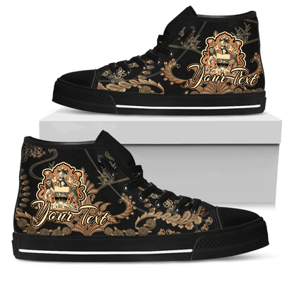 Africa Shoes Malawi High Top Shoes Vintage Traditional African Dashiki