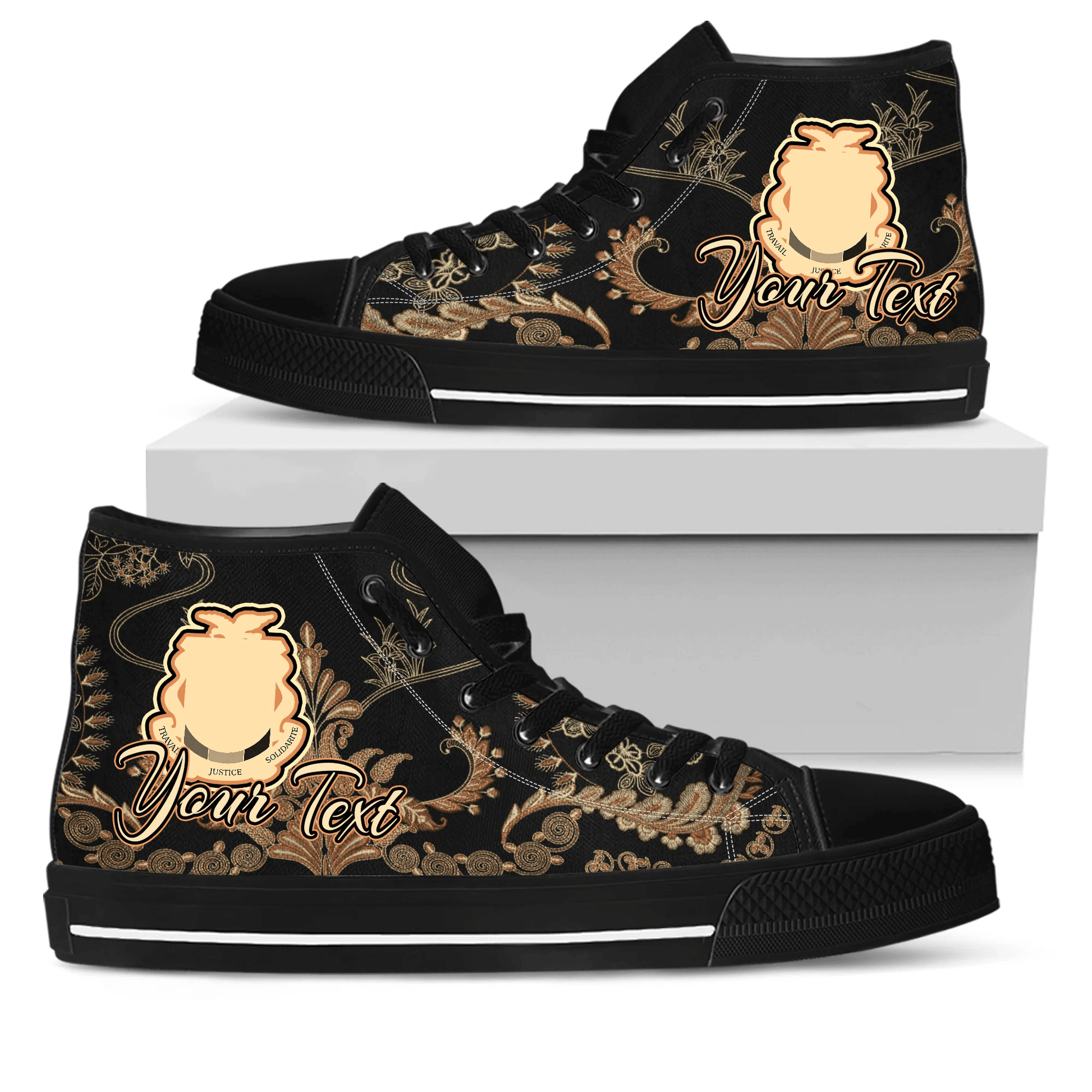 Africa Shoes Guinea High Top Shoes Vintage Traditional African Dashiki