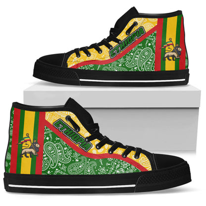 Shoes Ethiopia High Top Shoes Paisley Bandana Special Style