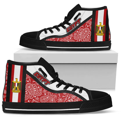 Shoes Egypt High Top Shoes Paisley Bandana Special Style