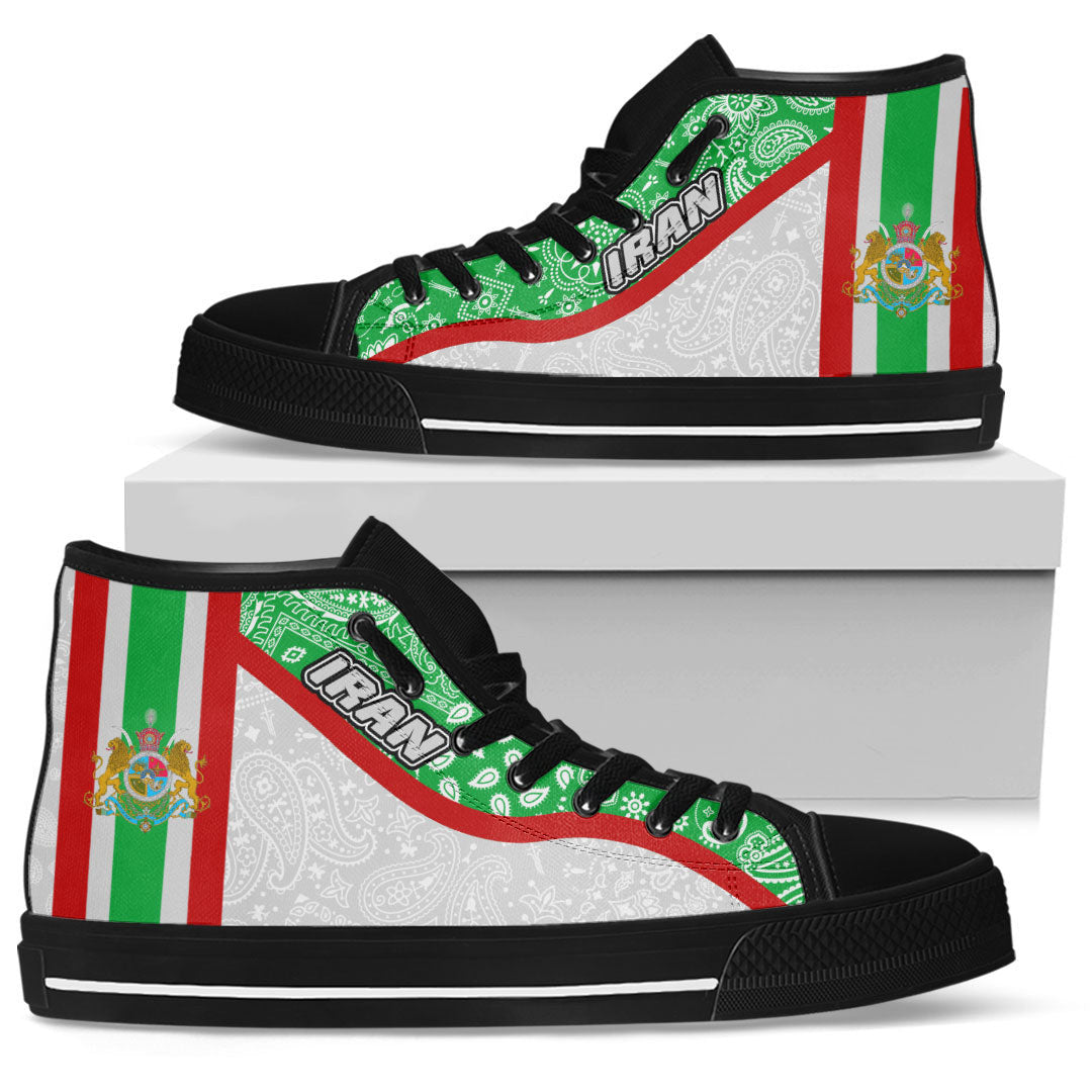 Shoes Iran High Top Shoes Paisley Bandana Special Style