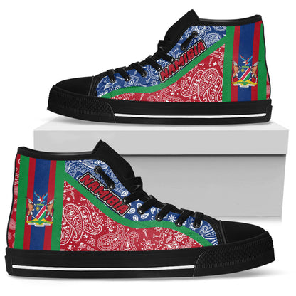 Shoes Namibia High Top Shoes Paisley Bandana Special Style