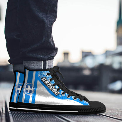 Shoes Greece High Top Shoes Paisley Bandana Special Style
