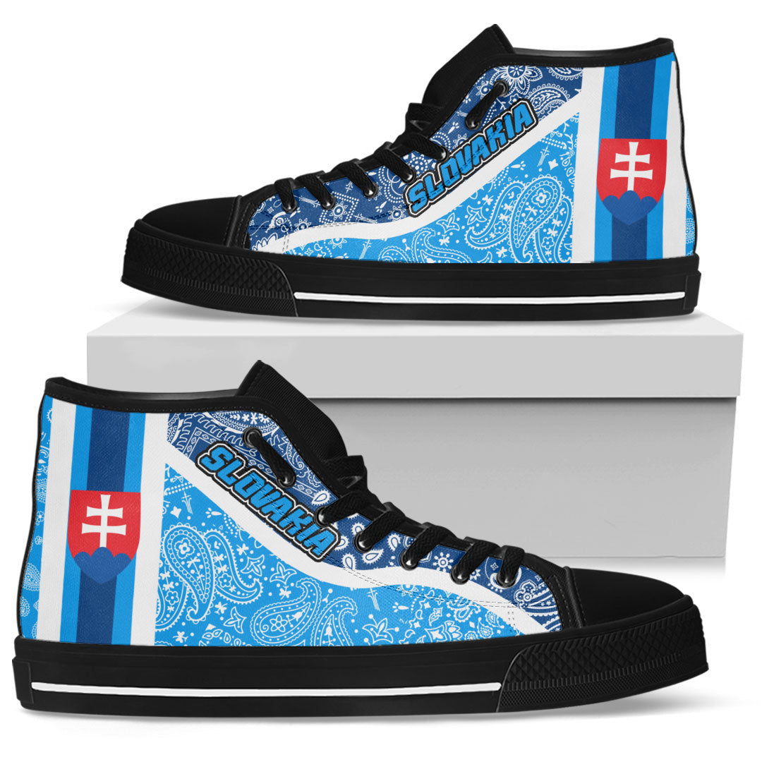 Shoes Slovakia High Top Shoes Paisley Bandana Special Style
