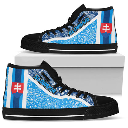 Shoes Slovakia High Top Shoes Paisley Bandana Special Style