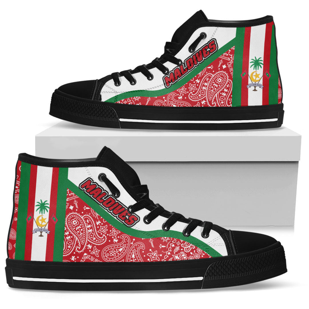 Shoes Maldives High Top Shoes Paisley Bandana Special Style