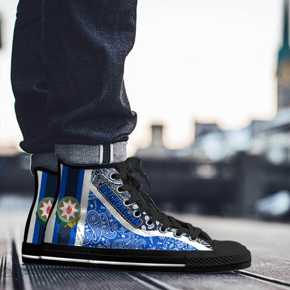 Shoes Azerbaijan High Top Shoes Paisley Bandana Special Style