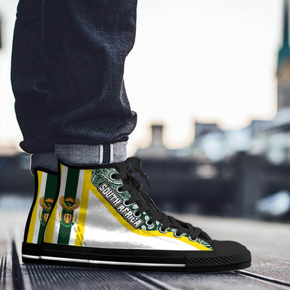 Shoes South Africa White Version High Top Shoes Paisley Bandana Special Style