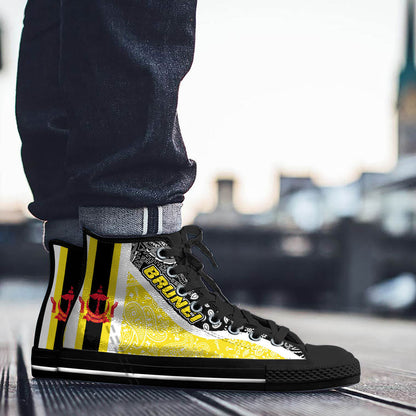 Shoes Brunei High Top Shoes Paisley Bandana Special Style
