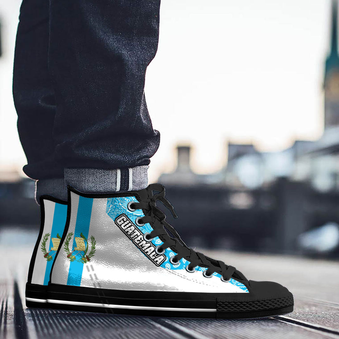 Shoes Guatemala High Top Shoes Paisley Bandana Special Style