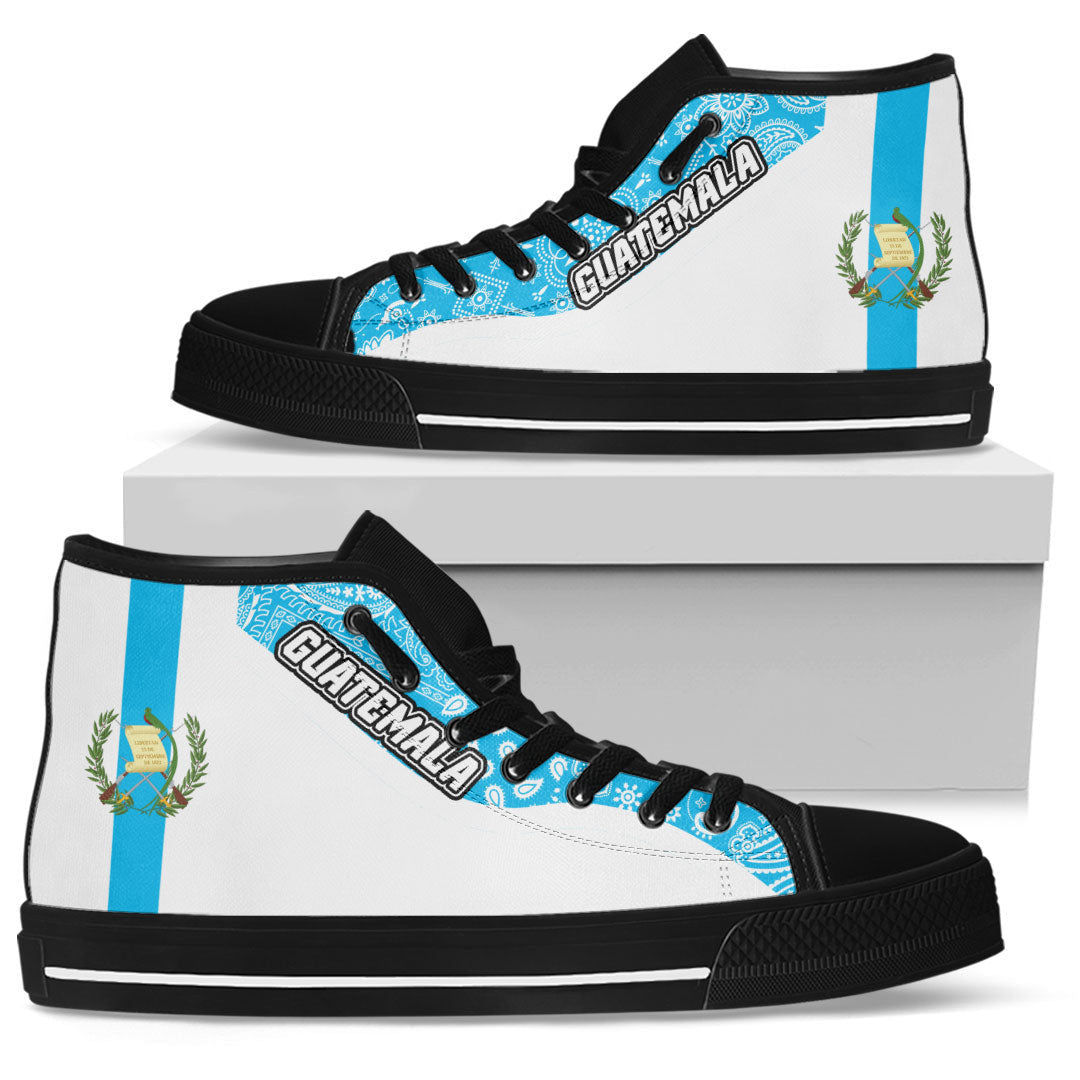 Shoes Guatemala High Top Shoes Paisley Bandana Special Style