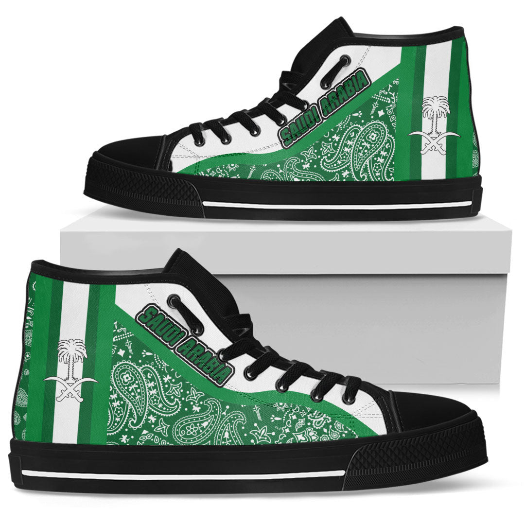 Shoes Saudi Arabia High Top Shoes Paisley Bandana Special Style