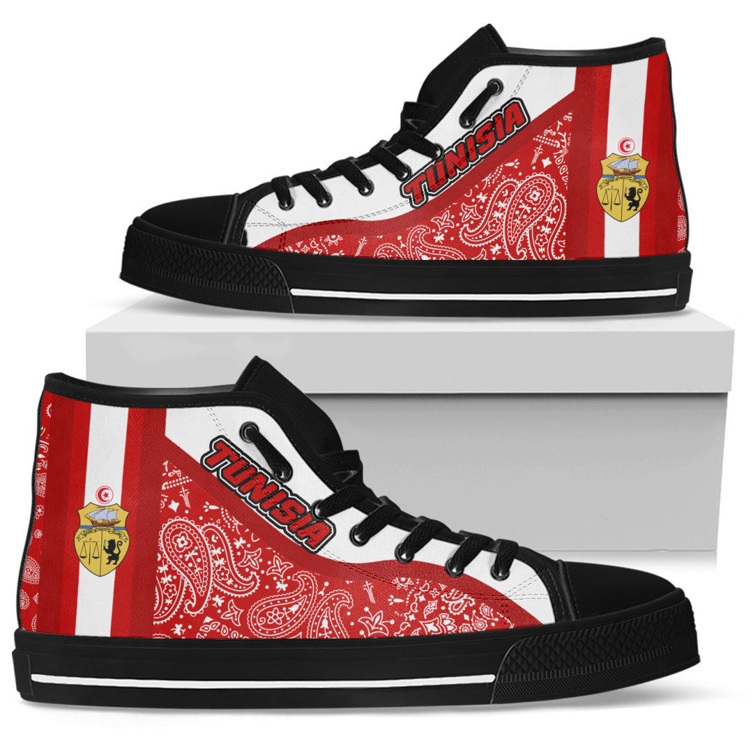 Shoes Tunisia High Top Shoes Paisley Bandana Special Style