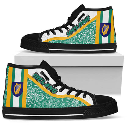 Shoes Ireland High Top Shoes Paisley Bandana Special Style
