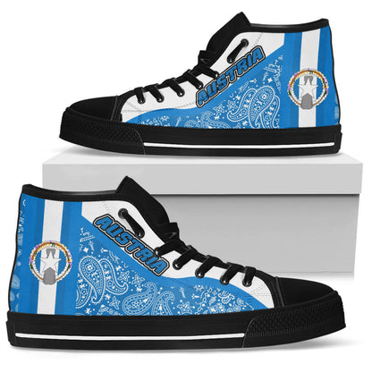 Shoes Northern Mariana Islands High Top Shoes Paisley Bandana Special Style
