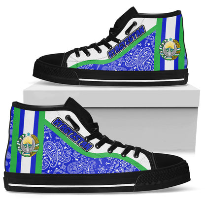 Shoes Uzbekistan High Top Shoes Paisley Bandana Special Style