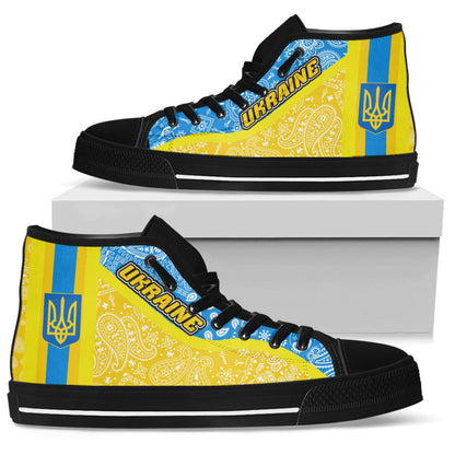 Shoes Ukraine High Top Shoes Paisley Bandana Special Style