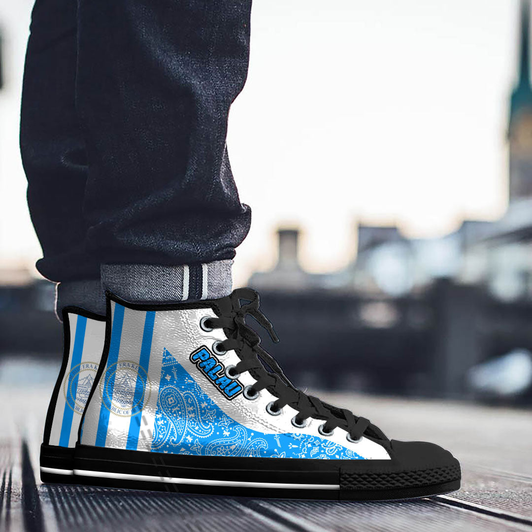 Shoes Palau High Top Shoes Paisley Bandana Special Style