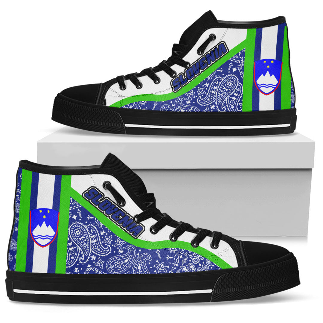 Shoes Slovenia High Top Shoes Paisley Bandana Special Style