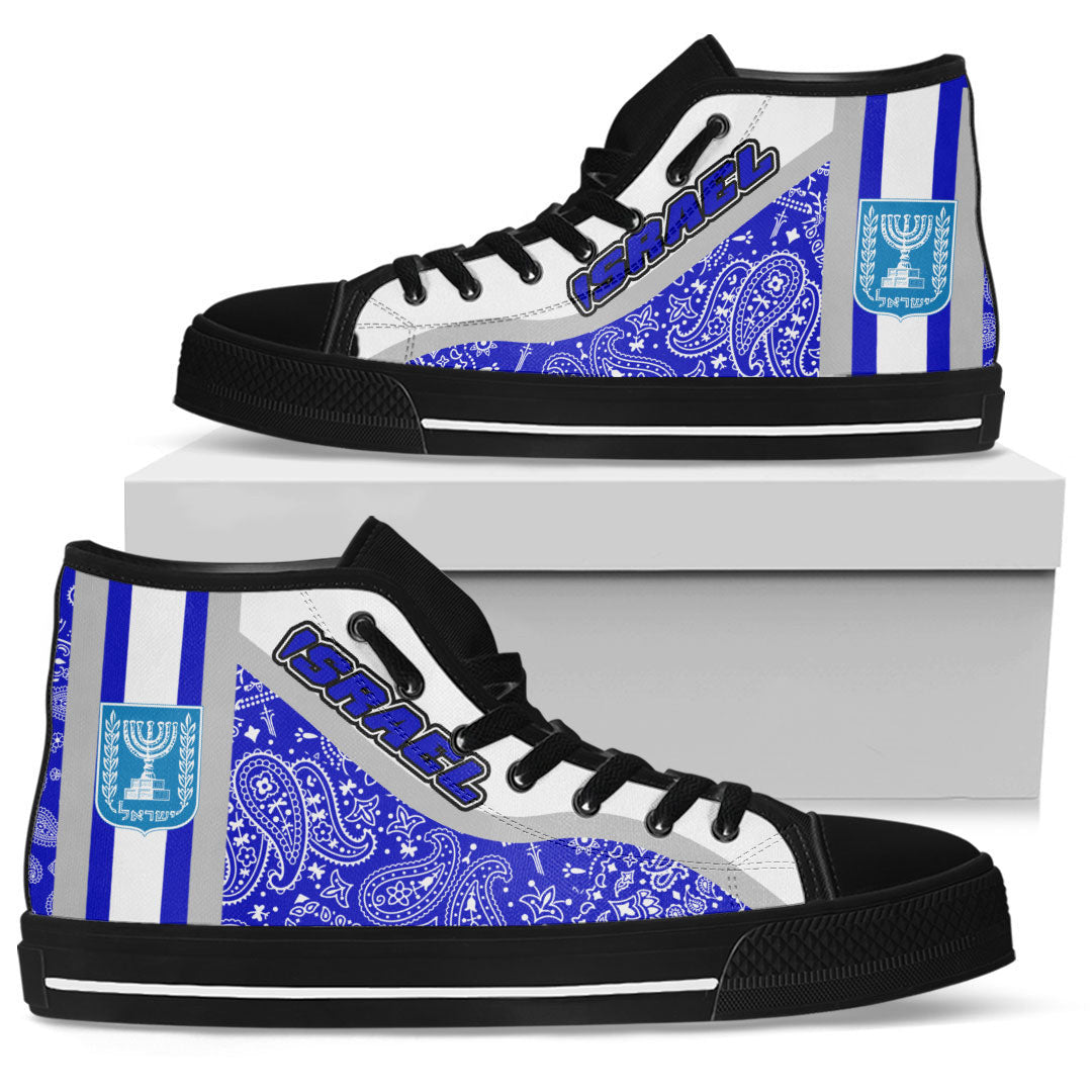 Shoes Israel High Top Shoes Paisley Bandana Special Style