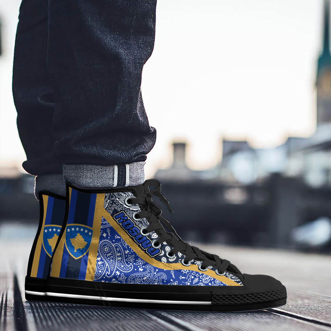 Shoes Kosovo High Top Shoes Paisley Bandana Special Style