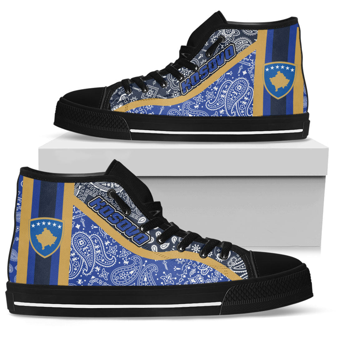 Shoes Kosovo High Top Shoes Paisley Bandana Special Style