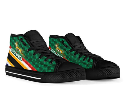 Footwear South Africa High Top Shoe Springboks Rugby Sporty Style