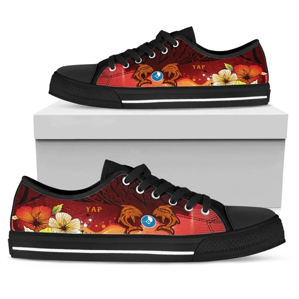 Yap Low Top Shoes Tribal Tuna Fish