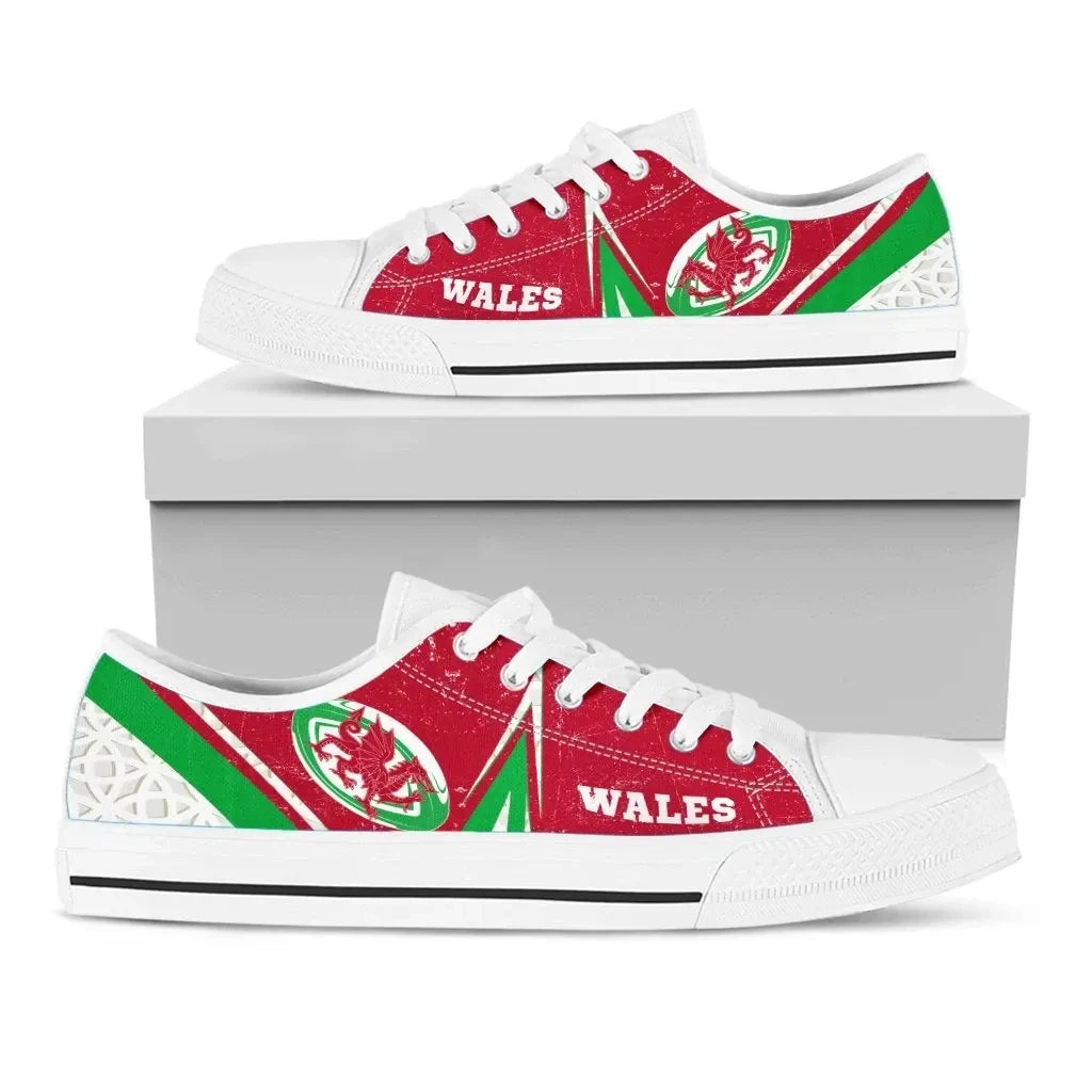 Wales Rugby Low Top Shoes Celtic Welsh Rugby Ball