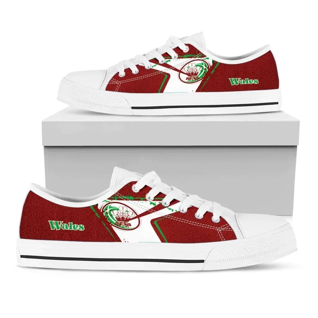Wales Rugby Low Top Shoes Welsh Rugby