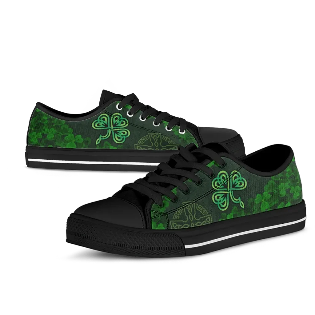 Ireland Celtic Low Top Shoes Celtic Cross & Shamrock