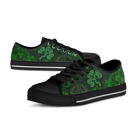Ireland Celtic Low Top Shoes Celtic Cross & Shamrock