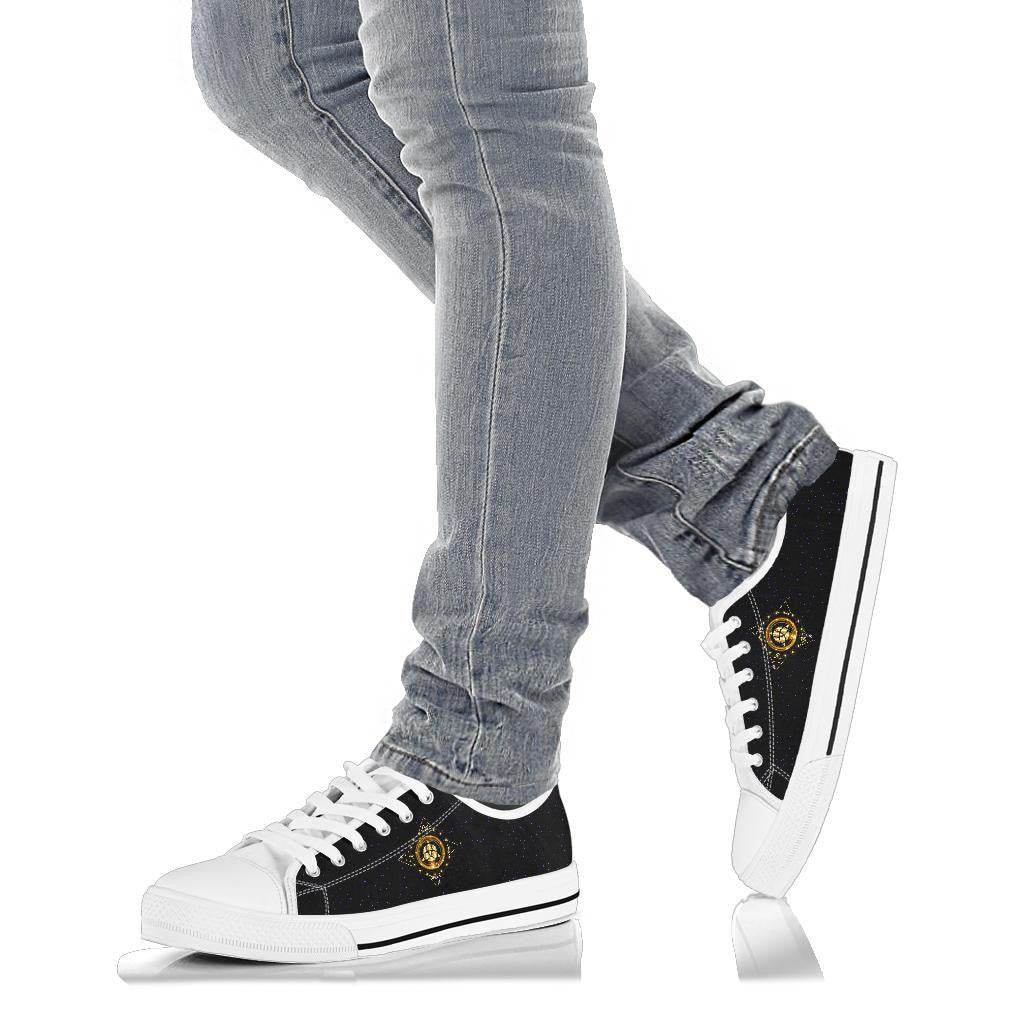 Celtic Low Top Shoes Celtic Wiccan Fire Earth Water Air