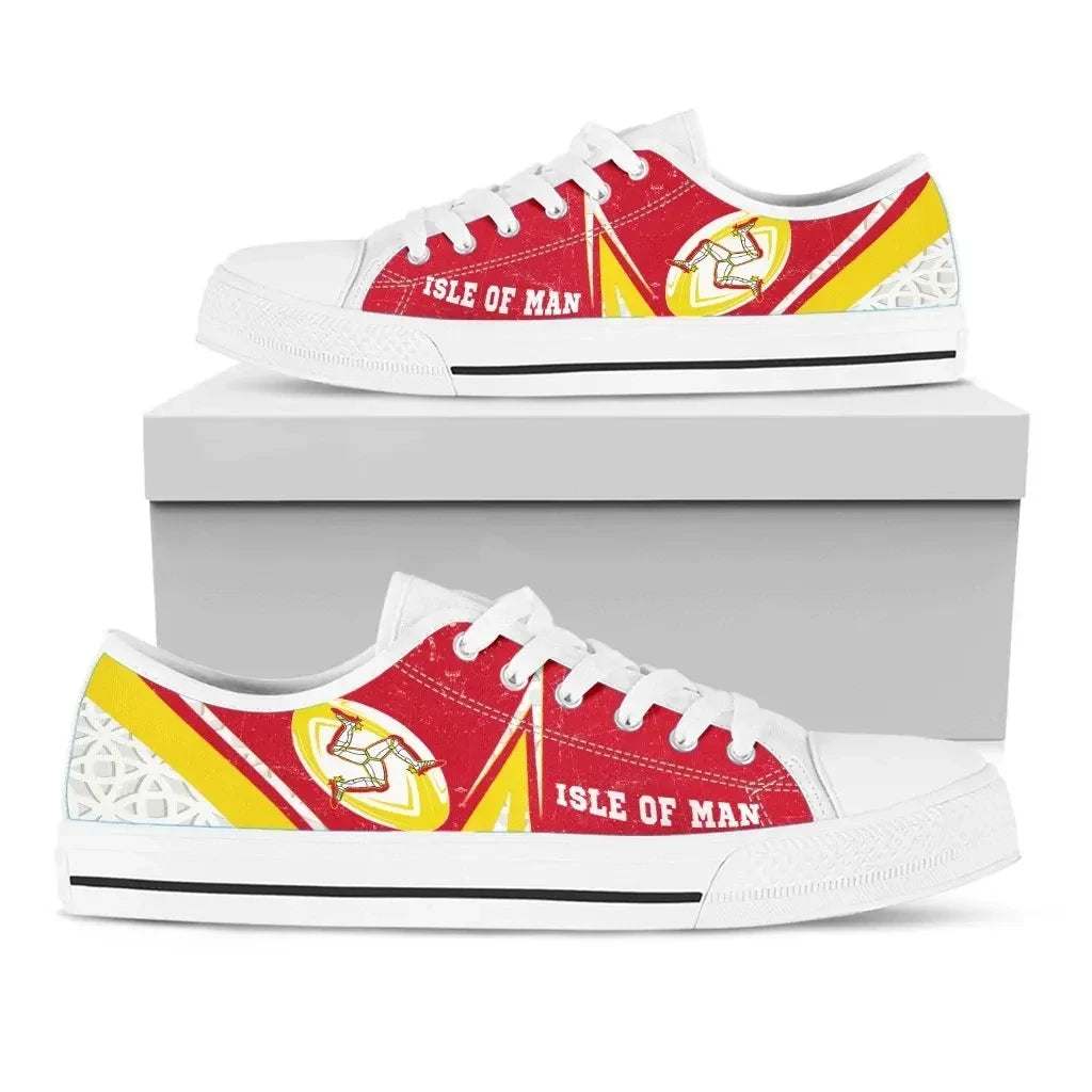 Isle Of Man Rugby Low Top Shoes Celtic Manx Rugby Ball