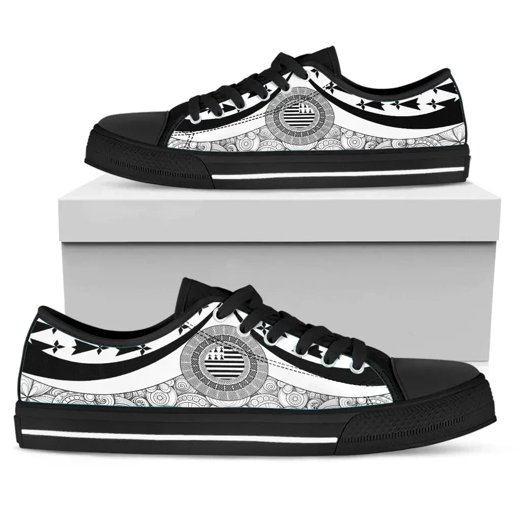 Celticone Low Top Shoes Brittany White Style