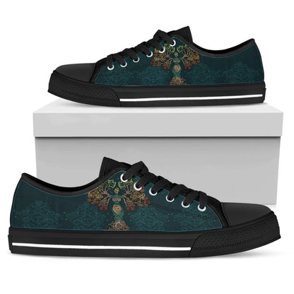 Celtic Tree Of Life Low Top Shoes The Soul Of Celts