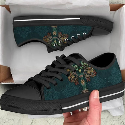 Celtic Tree Of Life Low Top Shoes The Soul Of Celts