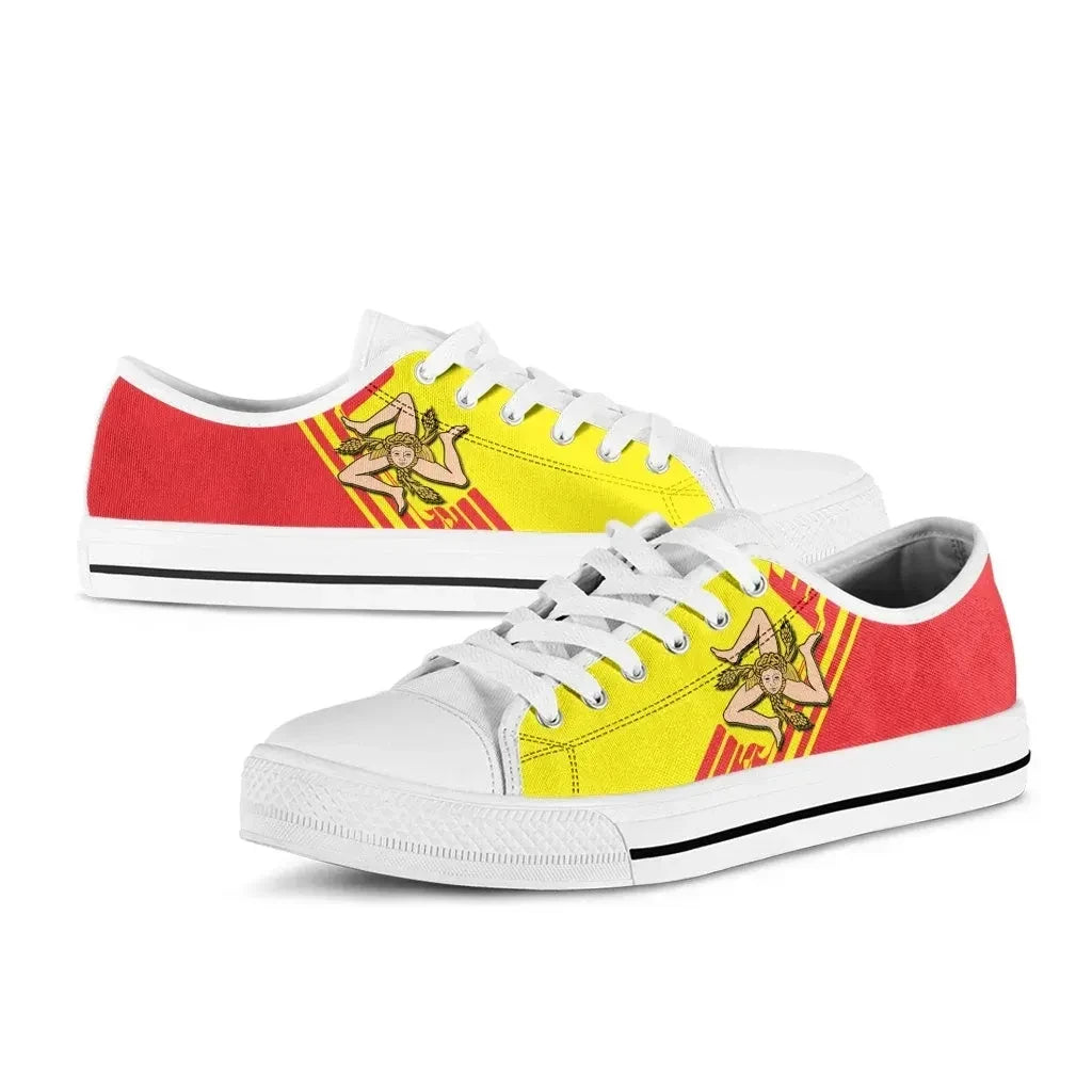 Sicily Low Top Shoes Sicily Trinacria